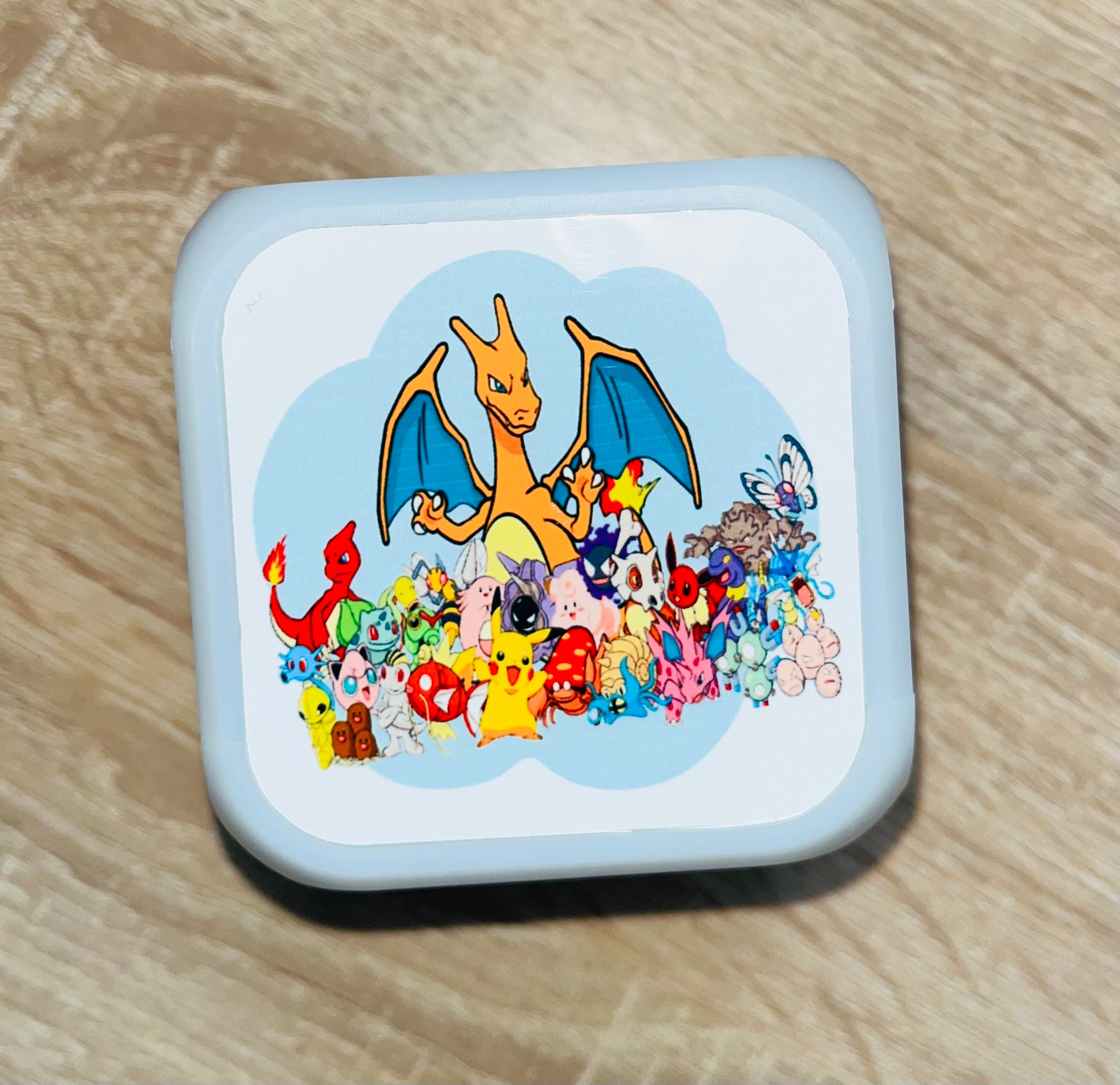 Character/Pokemon Design Personalised LED Cube Digital Alarm Clock - Colour Changing/Great Gift Idea
