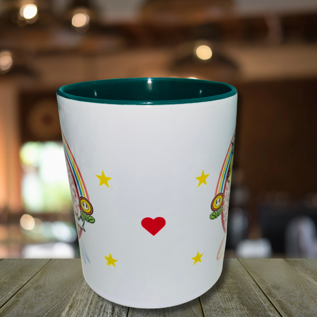 Character / Princess Peach Themed Design Personalised Mug, Custom Mug, Customised Coffee Cup, Gift for Friend, Bridesmaid Gift, Tea Lover Gift, Birthday Gift