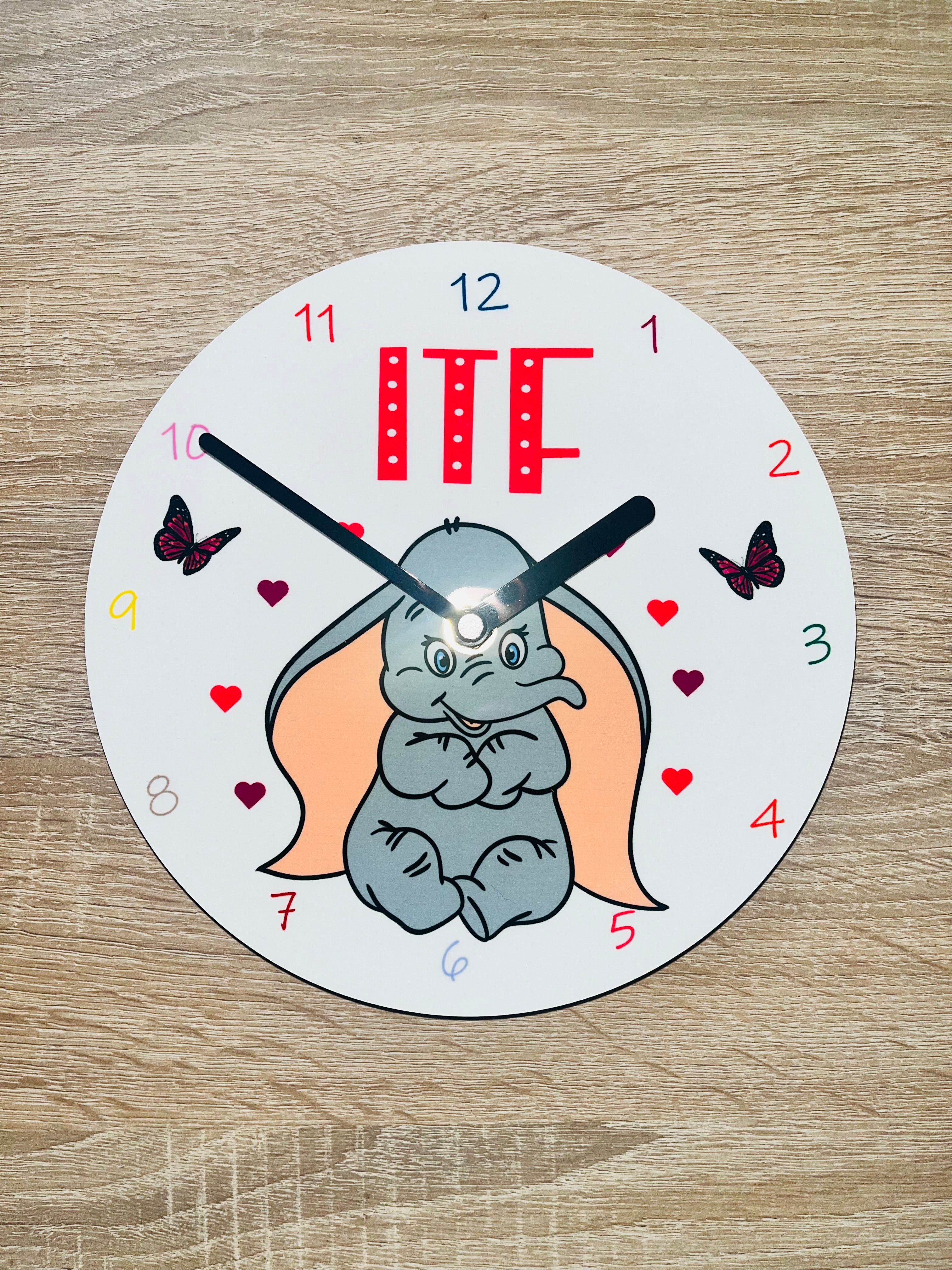 Ballet Design Wall Clock/Desk Clock - Character Design. Made to order.
