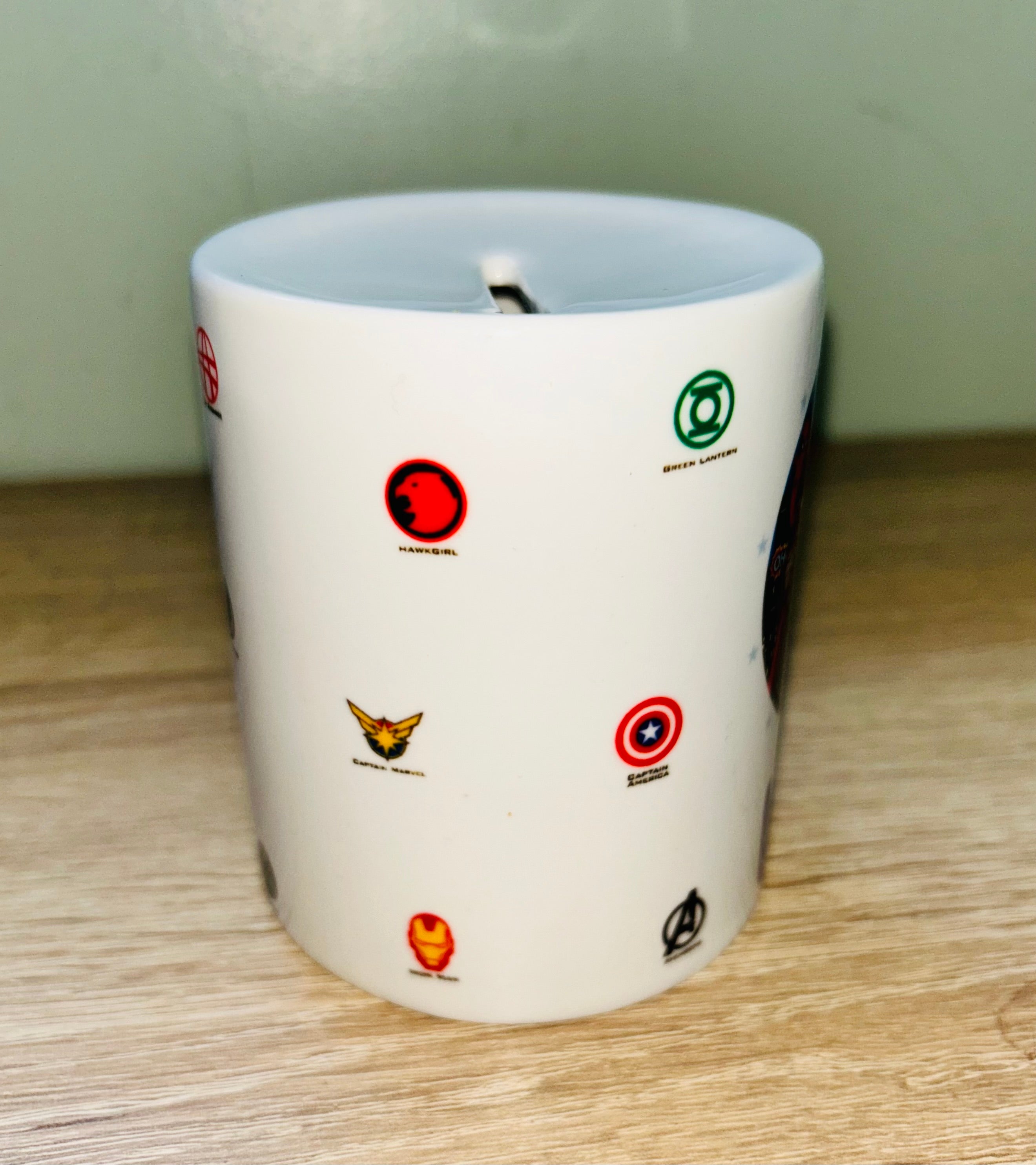 Marvel/Superheroes Design Personalised Money Box, Piggy Bank, Birthday Gift, Baby gift, keepsake, Saving, bedroom/nursery decor, Ceramic