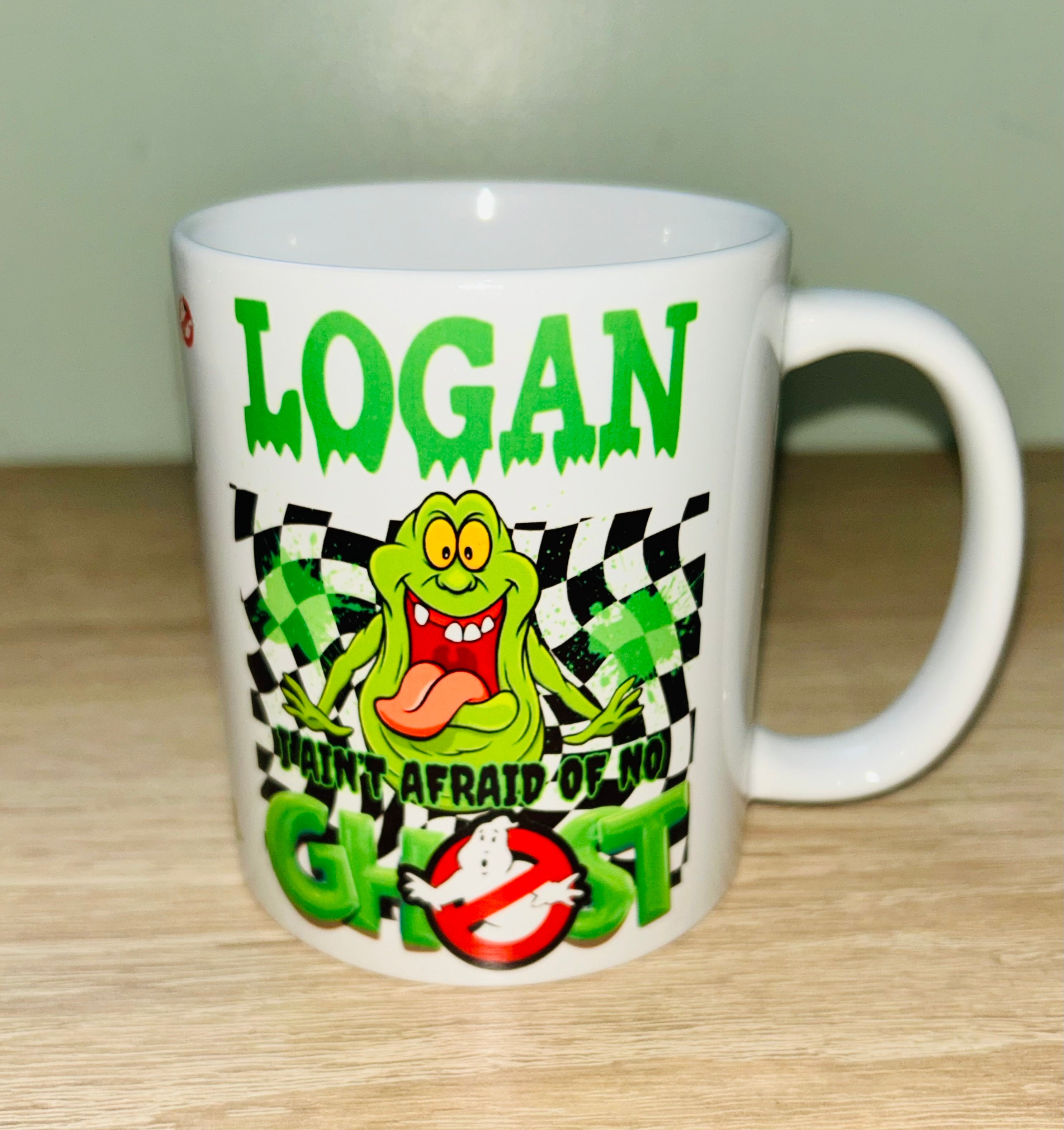 Character/Ghostbusters Themed Design Personalised Mug, Custom Mug, Customised Coffee Cup, Gift for Friend, Bridesmaid Gift, Tea Lover Gift, Birthday Gift