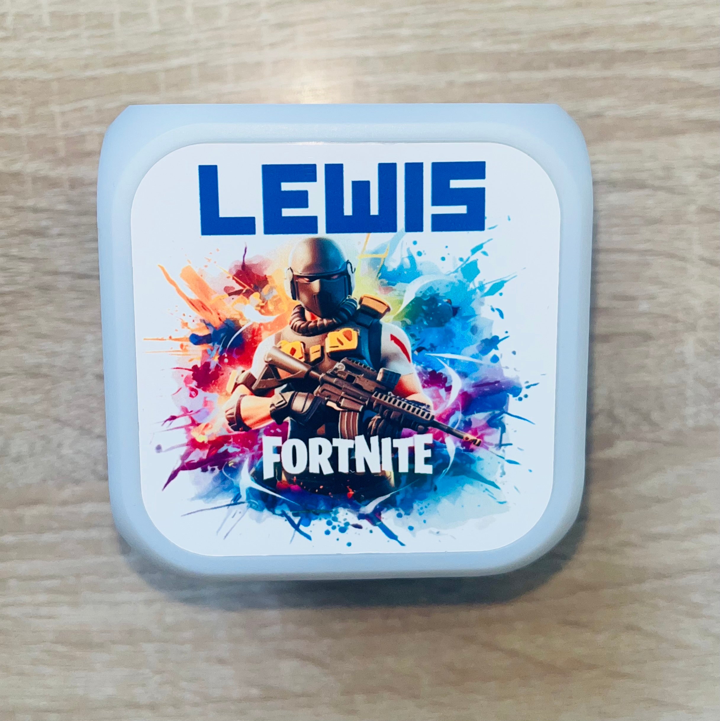 Gaming Design Personalised LED Cube Digital Alarm Clock - Colour Changing/Great Gift Idea