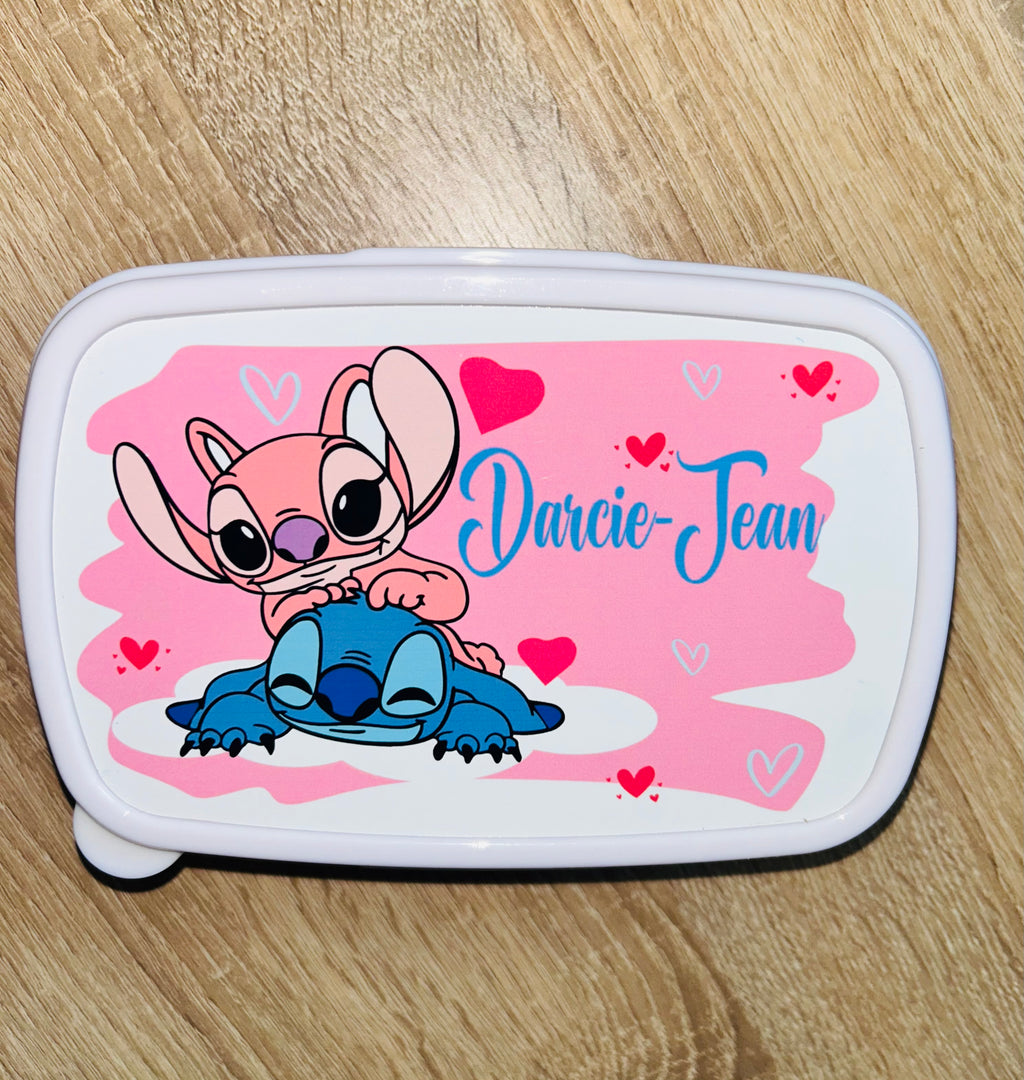 Princess/Frozen Personalised Snack/Lunch Box - Kids Snack Box - Girls Lunch Box - Snack Tub - Boys Lunch Box School Lunch Bag, Back to School