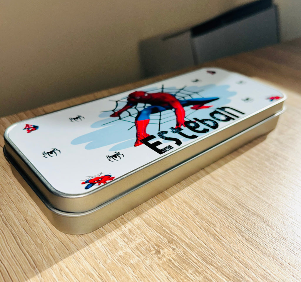 Avengers/Superheroes Design / Personalised Pencil Tin / Made to Order / Back To School / Metal Pencil Case / Personalised Gift Idea / School Essentials