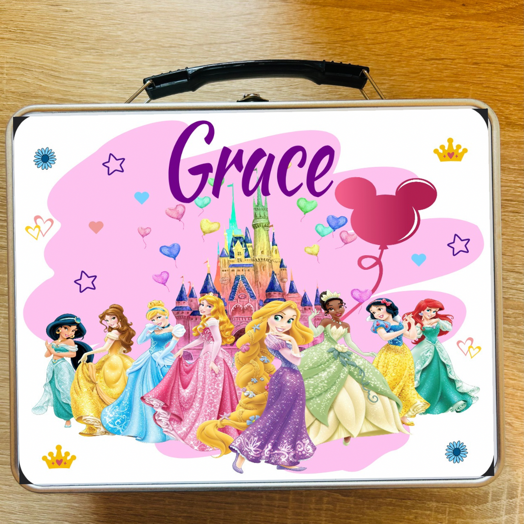 Avengers/Superheroes Themed Personalised Metal Lunch Box With Handle, Carry Case, Back To School, Lunch Box, Gift For Kids, Birthday Gift