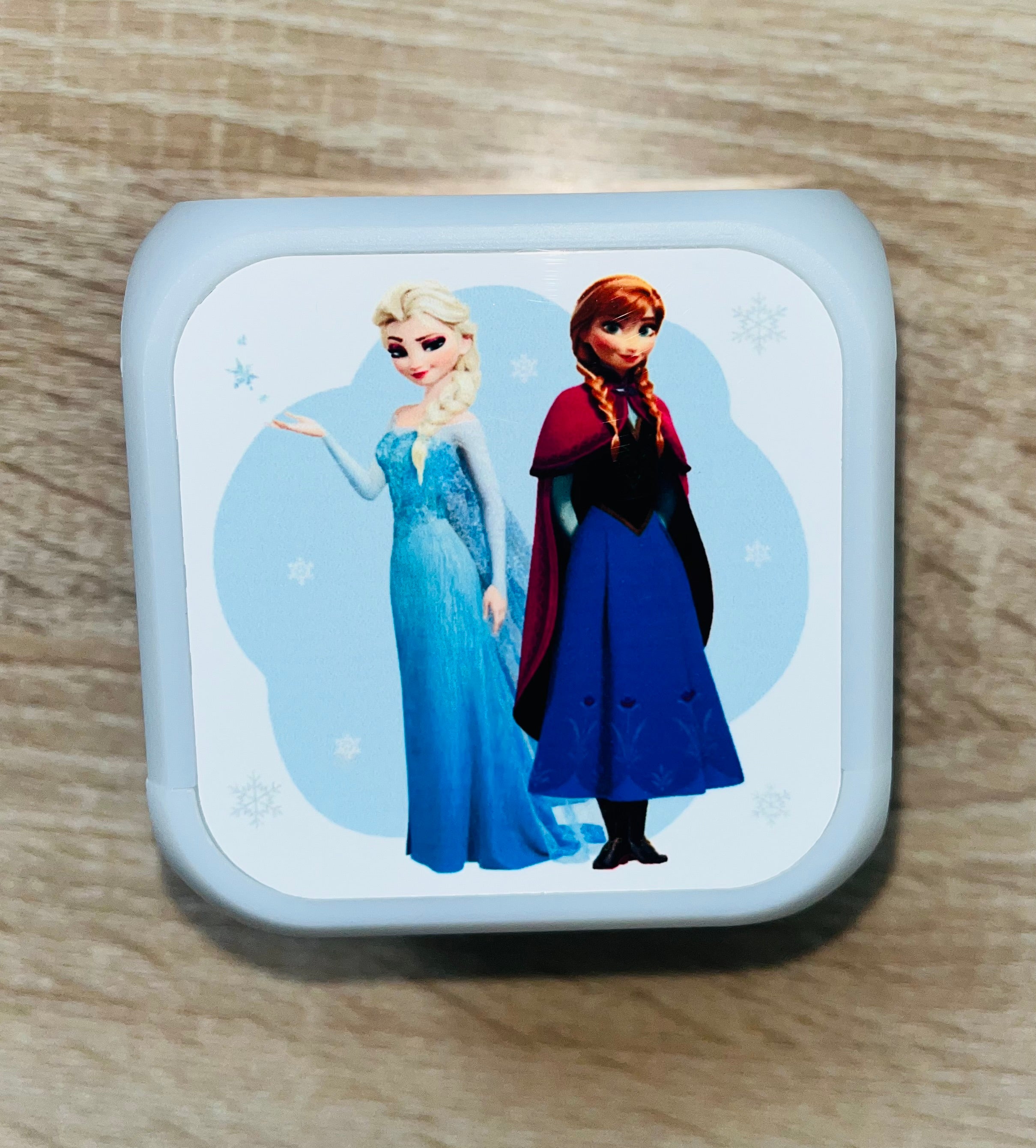 Princess/Frozen Design Personalised LED Cube Digital Alarm Clock - Colour Changing/Great Gift Idea
