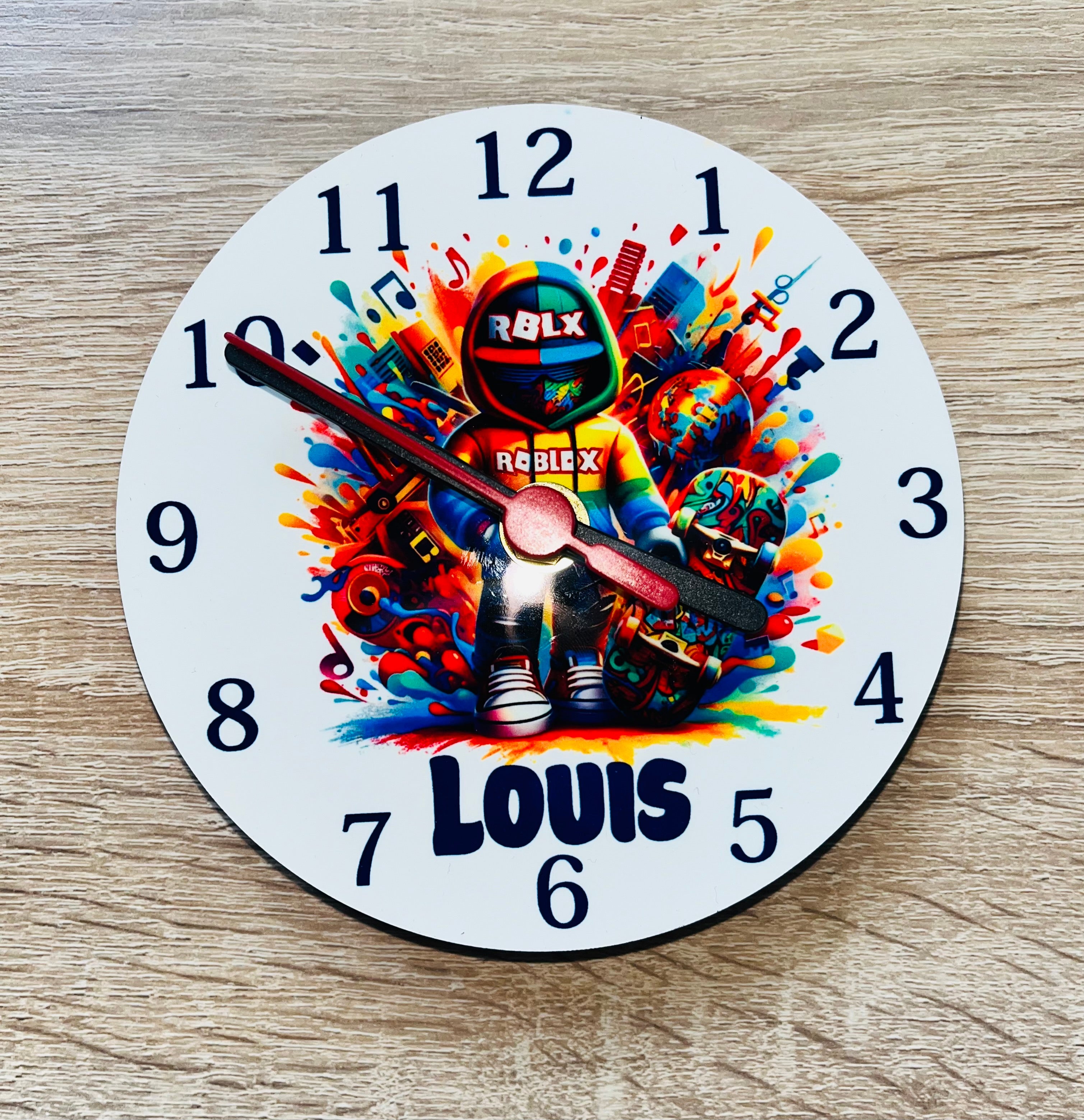 Ballet Design Wall Clock/Desk Clock - Character Design. Made to order.