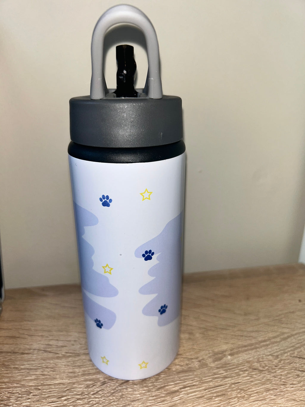 Character/Bluey Themed Personalised 600ml Aluminium Water Bottles - made with your favourite characters! School Water Bottle, Summer Ready.