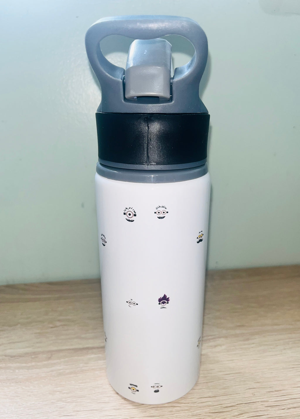 Character/Minions Themed Personalised 600ml Aluminium Water Bottles - made with your favourite characters! School Water Bottle, Summer Ready.