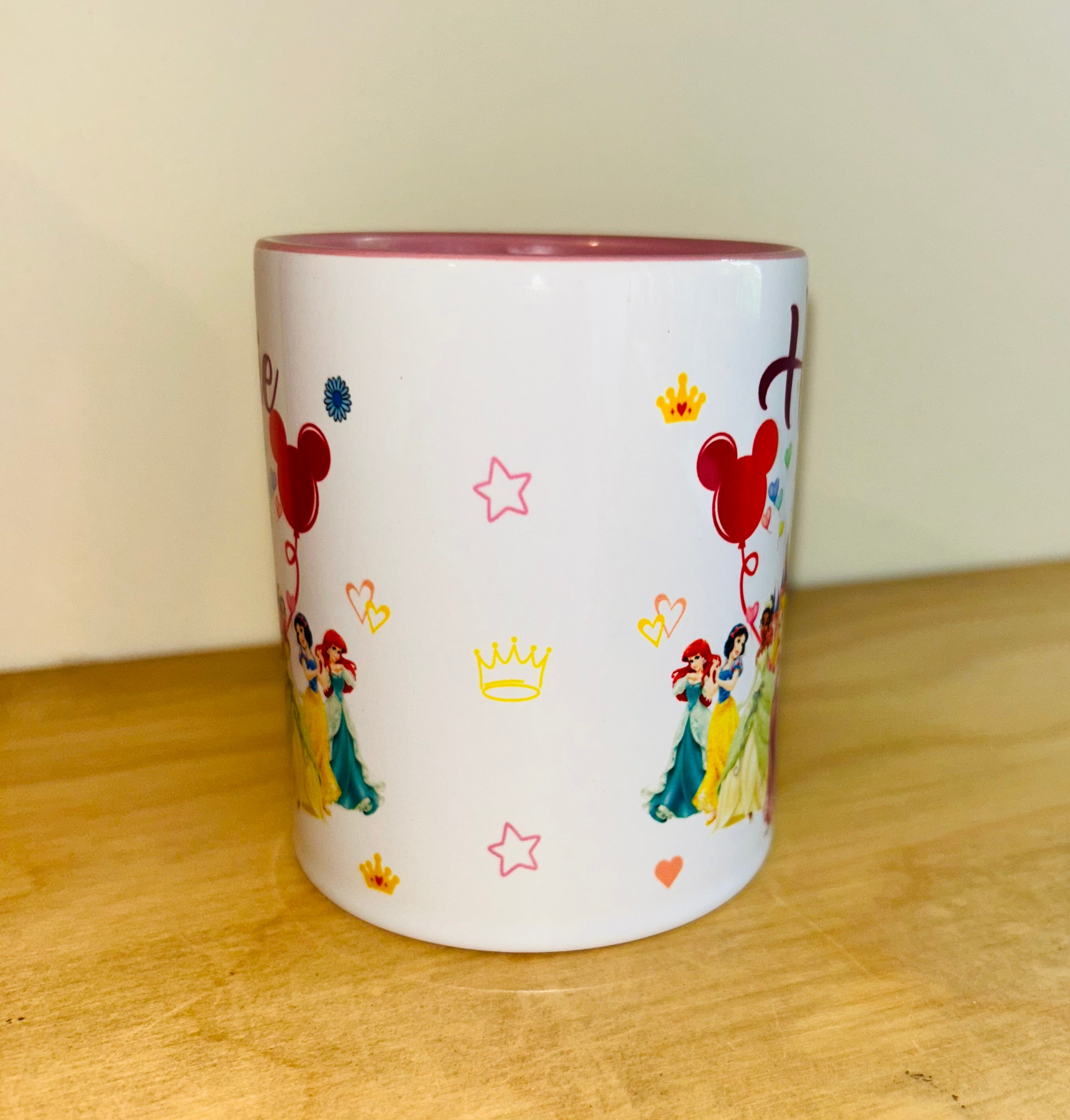 Princess Themed Design Personalised Mug, Custom Mug, Customised Coffee Cup, Gift for Friend, Bridesmaid Gift, Tea Lover Gift, Birthday Gift
