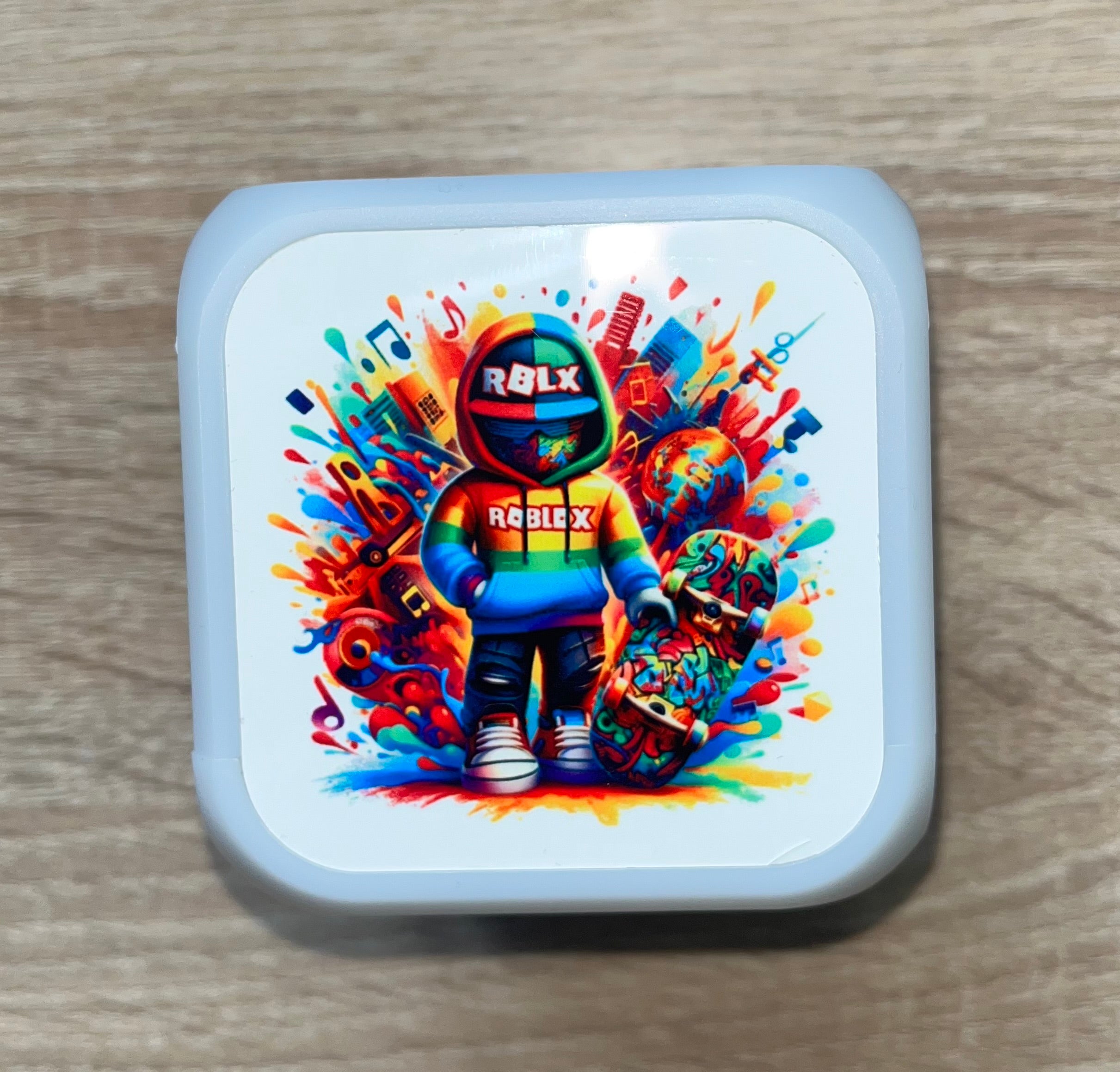 Gaming Design Personalised LED Cube Digital Alarm Clock - Colour Changing/Great Gift Idea
