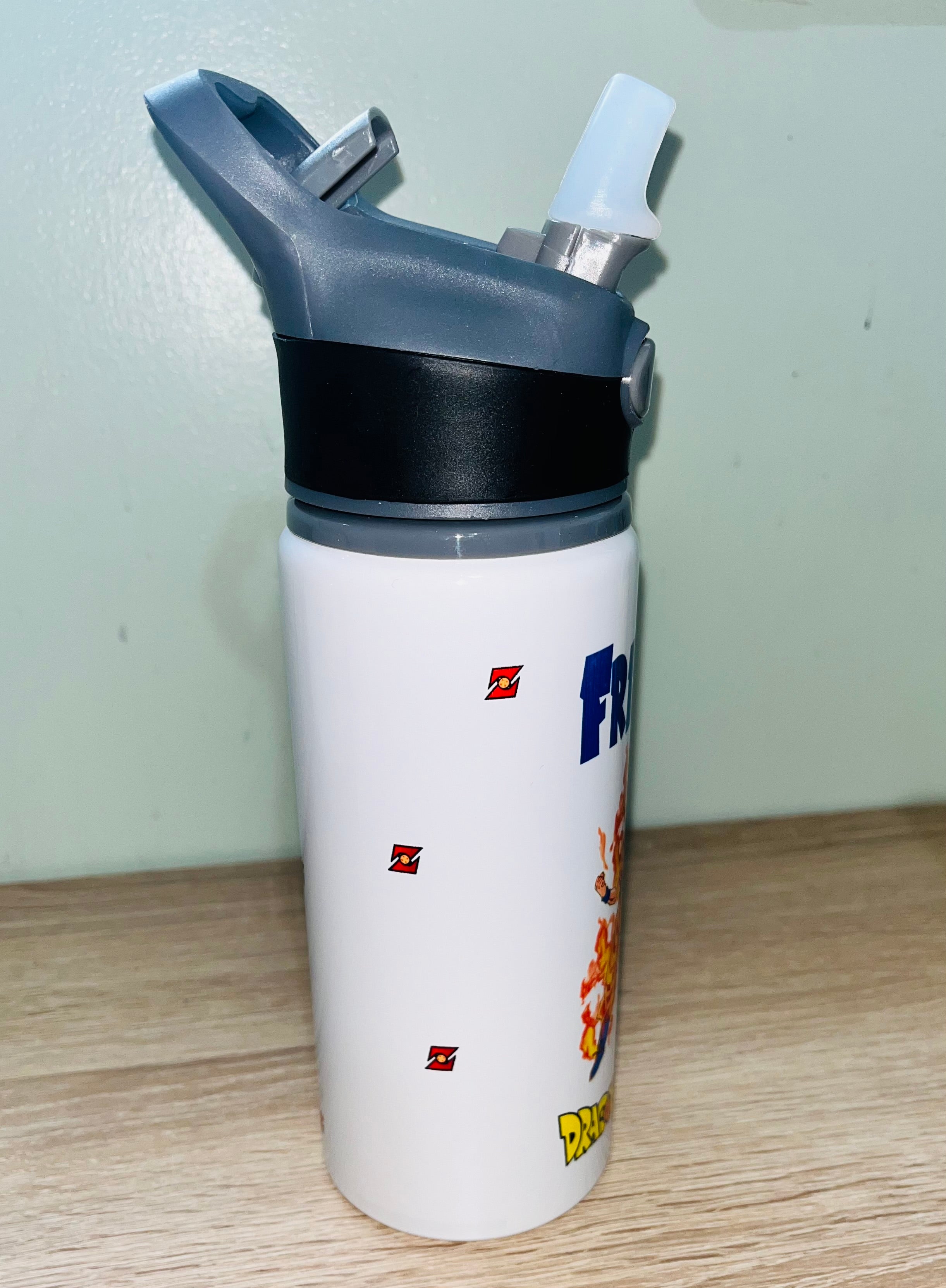 Character/DragonBall Z Themed Personalised 600ml Aluminium Water Bottles - made with your favourite characters! School Water Bottle, Summer Ready.