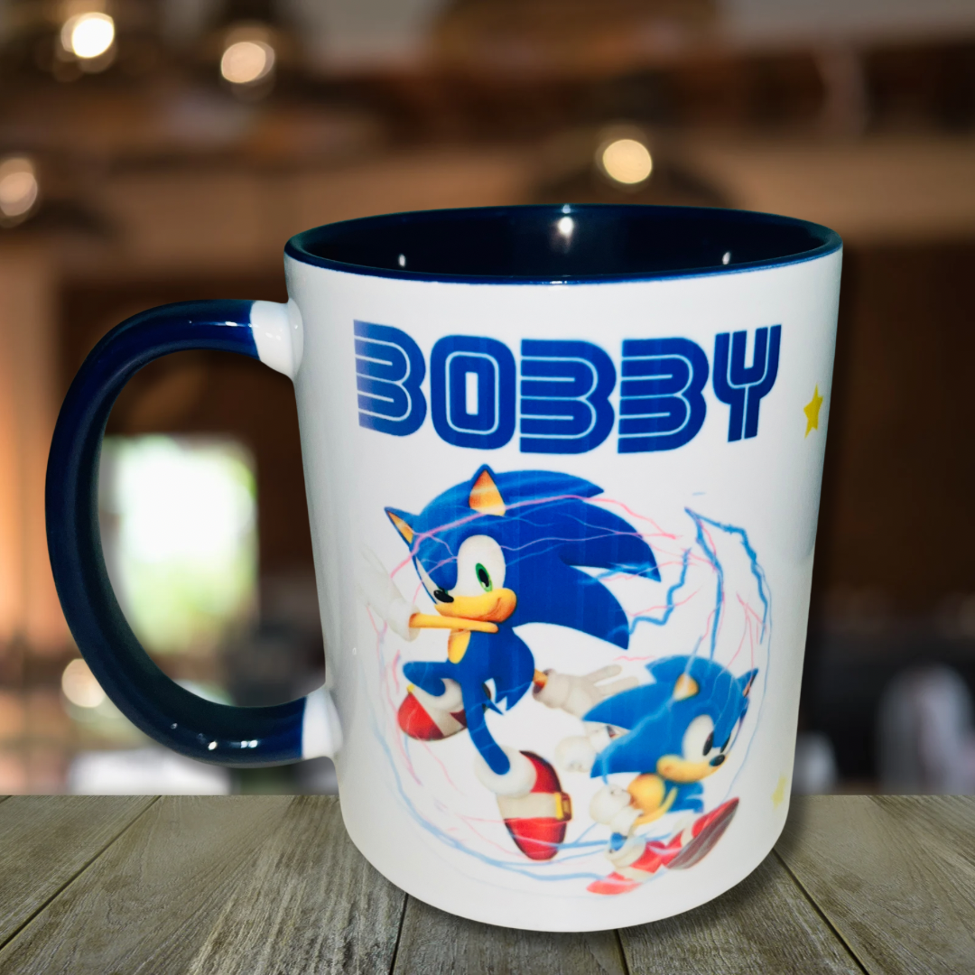 Character / Hedgehog Themed Design Personalised Mug, Custom Mug, Customised Coffee Cup, Gift for Friend, Bridesmaid Gift, Tea Lover Gift, Birthday Gift