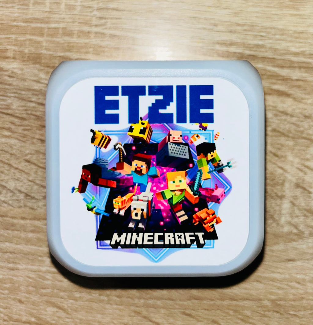 Gaming Design Personalised LED Cube Digital Alarm Clock - Colour Changing/Great Gift Idea