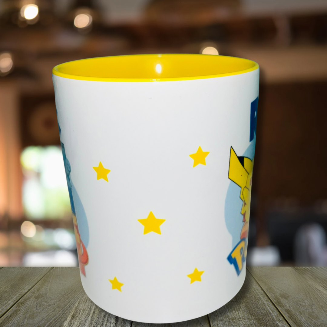 Character /Pokemon Themed Design Personalised Mug, Custom Mug, Customised Coffee Cup, Gift for Friend, Bridesmaid Gift, Tea Lover Gift, Birthday Gift