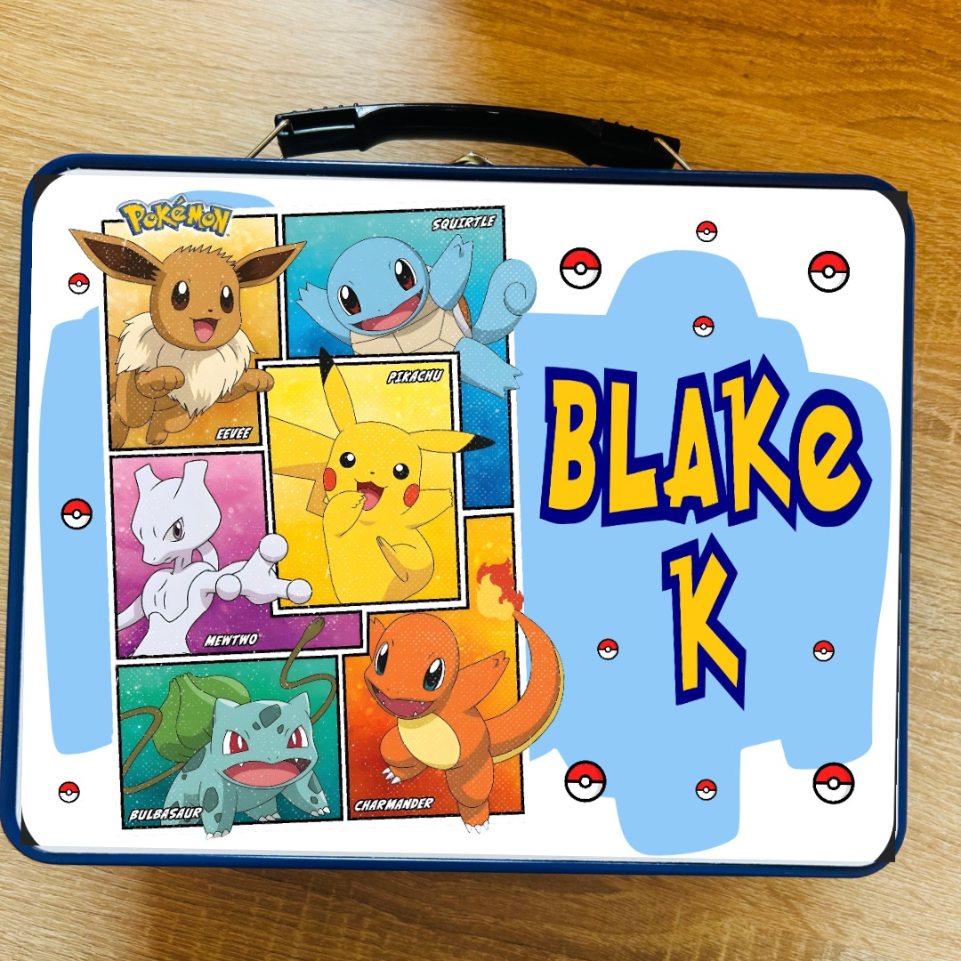 Avengers/Superheroes Themed Personalised Metal Lunch Box With Handle, Carry Case, Back To School, Lunch Box, Gift For Kids, Birthday Gift