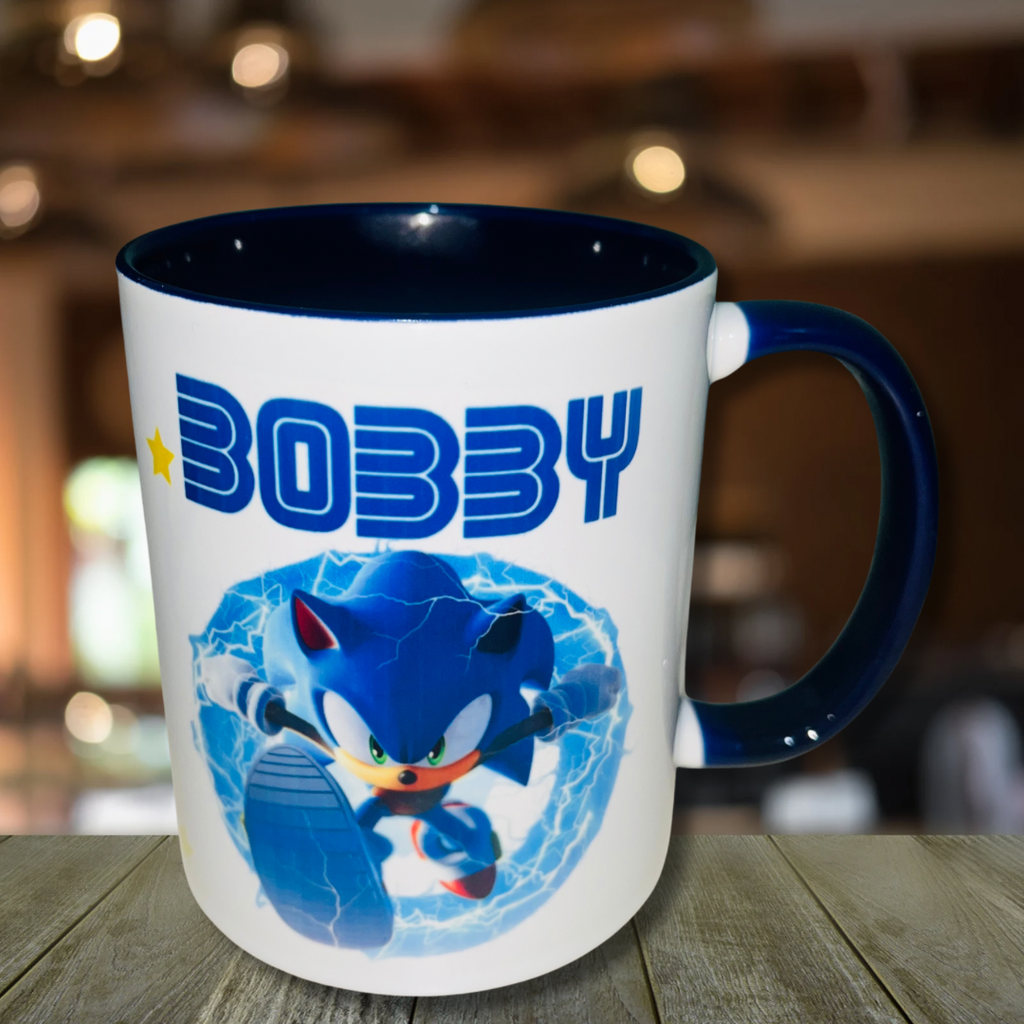 Character / Hedgehog Themed Design Personalised Mug, Custom Mug, Customised Coffee Cup, Gift for Friend, Bridesmaid Gift, Tea Lover Gift, Birthday Gift