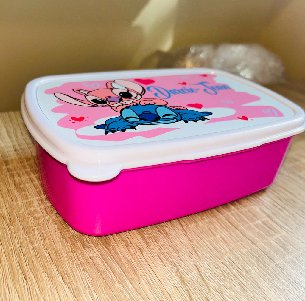 Princess/Frozen Personalised Snack/Lunch Box - Kids Snack Box - Girls Lunch Box - Snack Tub - Boys Lunch Box School Lunch Bag, Back to School