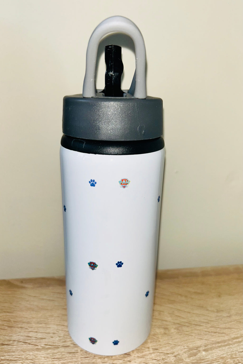 Character/Mighty Pups Themed Personalised 600ml Aluminium Water Bottles - made with your favourite characters! School Water Bottle, Summer Ready.