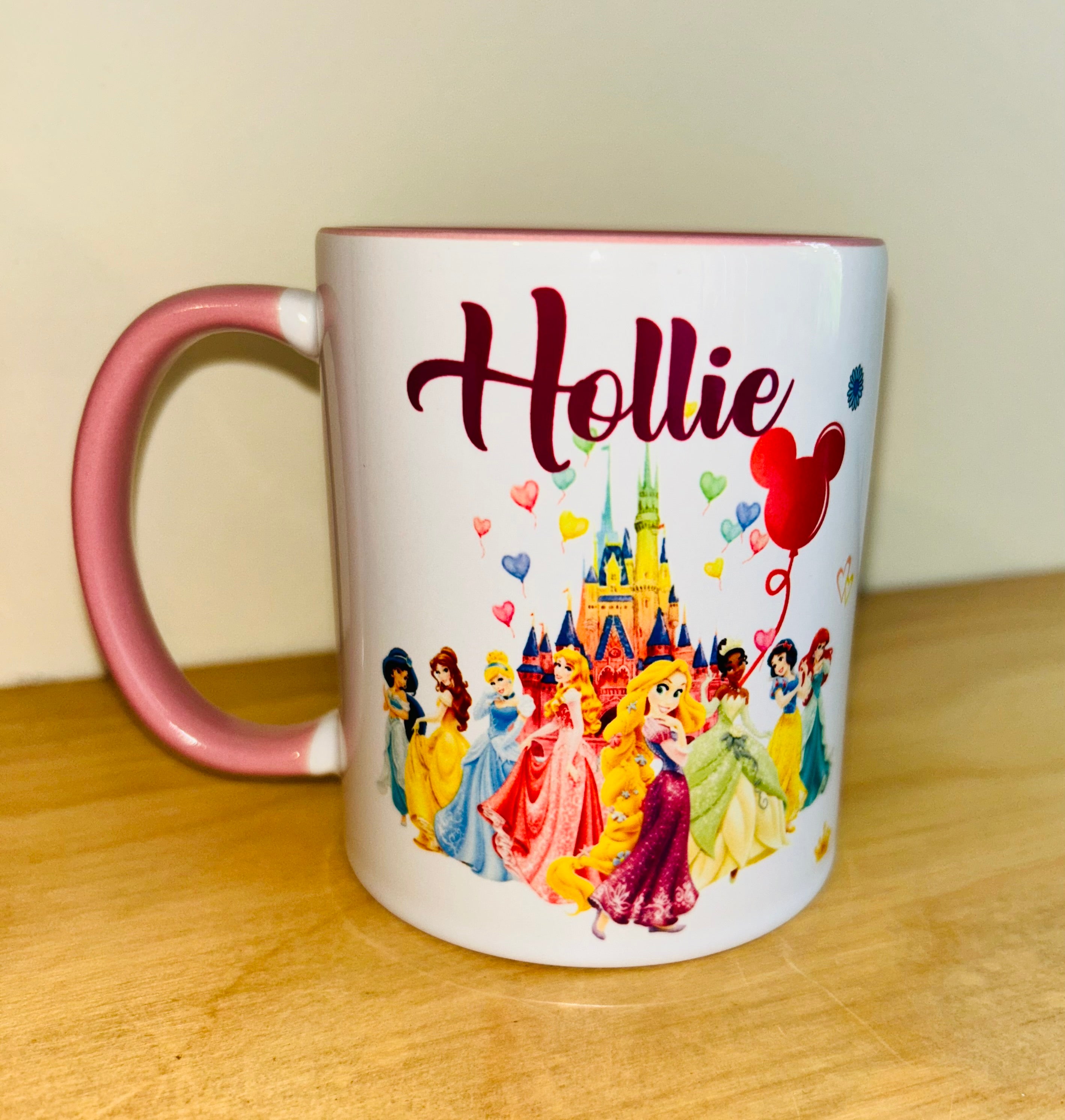 Princess Themed Design Personalised Mug, Custom Mug, Customised Coffee Cup, Gift for Friend, Bridesmaid Gift, Tea Lover Gift, Birthday Gift