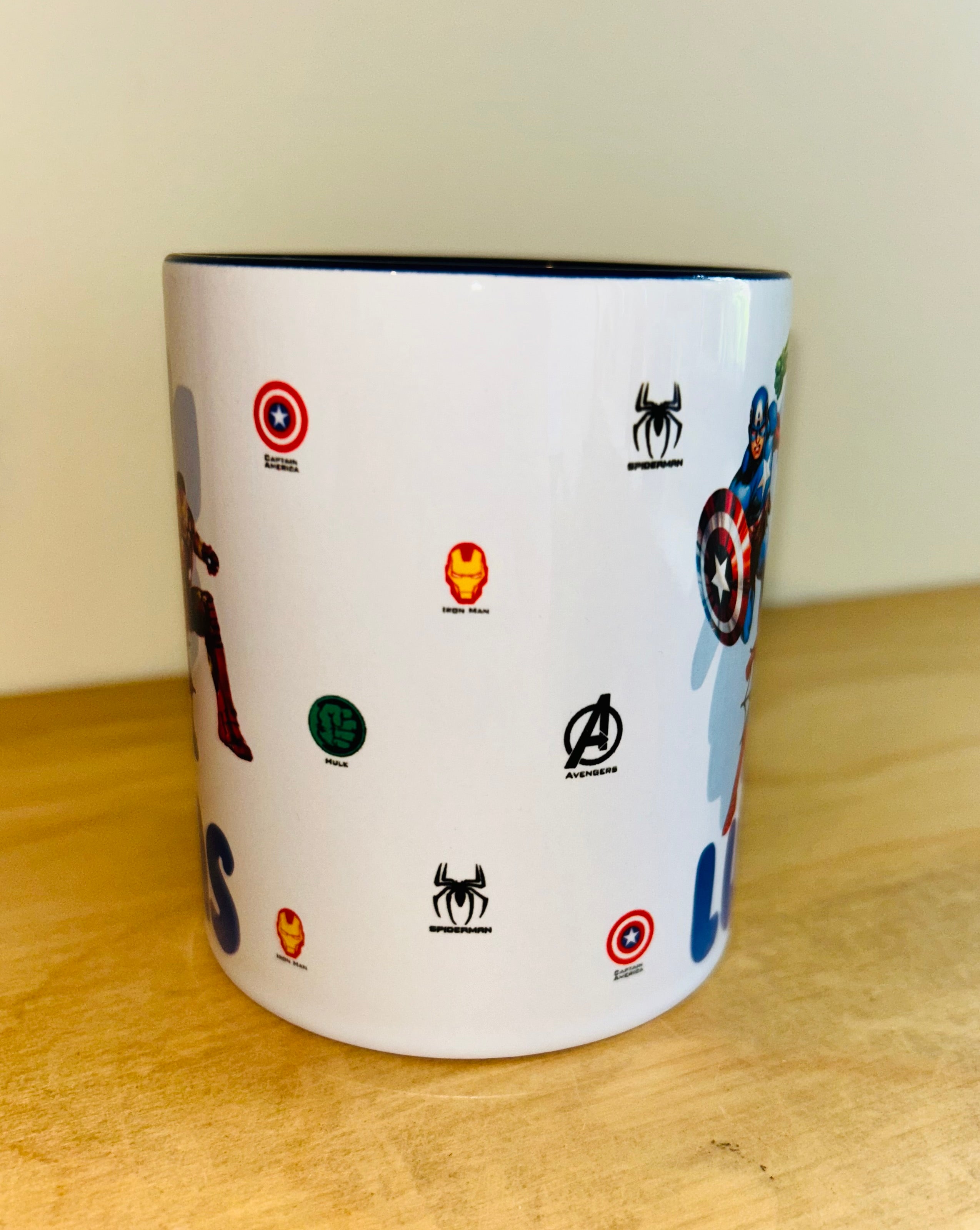 Avengers/Superheroes Themed Design Personalised Mug, Custom Mug, Customised Coffee Cup, Gift for Friend, Bridesmaid Gift, Tea Lover Gift, Birthday Gift