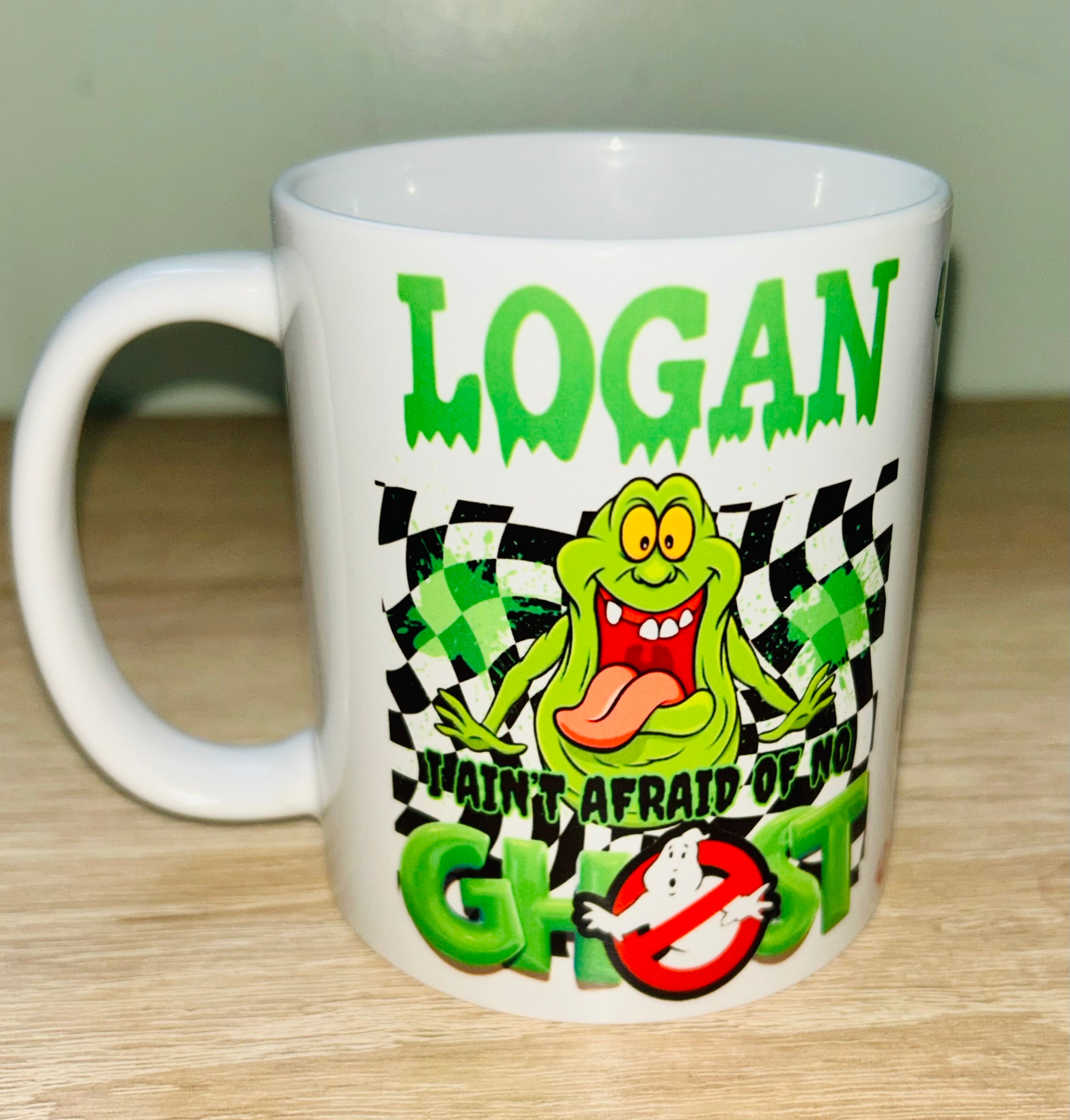 Character/Ghostbusters Themed Design Personalised Mug, Custom Mug, Customised Coffee Cup, Gift for Friend, Bridesmaid Gift, Tea Lover Gift, Birthday Gift