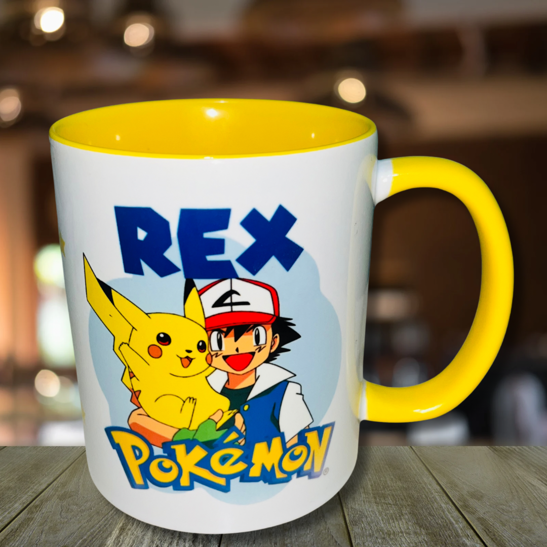 Character /Pokemon Themed Design Personalised Mug, Custom Mug, Customised Coffee Cup, Gift for Friend, Bridesmaid Gift, Tea Lover Gift, Birthday Gift