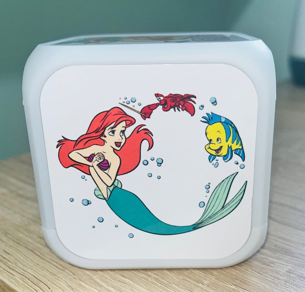 Princess/Mermaid Design Personalised LED Cube Digital Alarm Clock - Colour Changing/Great Gift Idea
