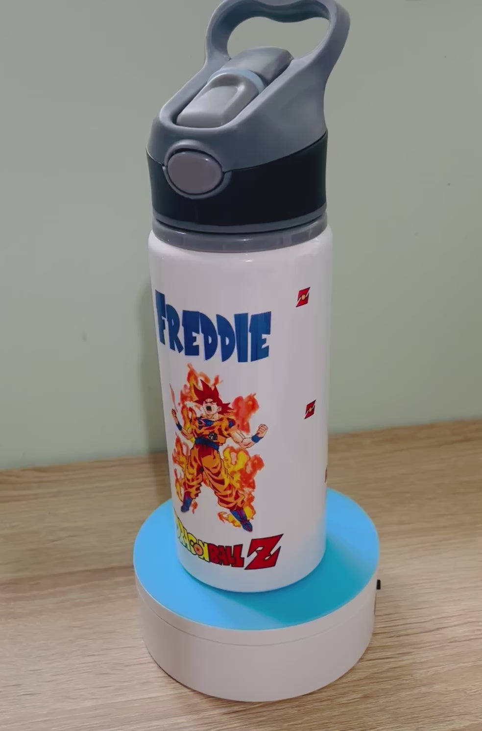 Character/DragonBall Z Themed Personalised 600ml Aluminium Water Bottles - made with your favourite characters! School Water Bottle, Summer Ready.