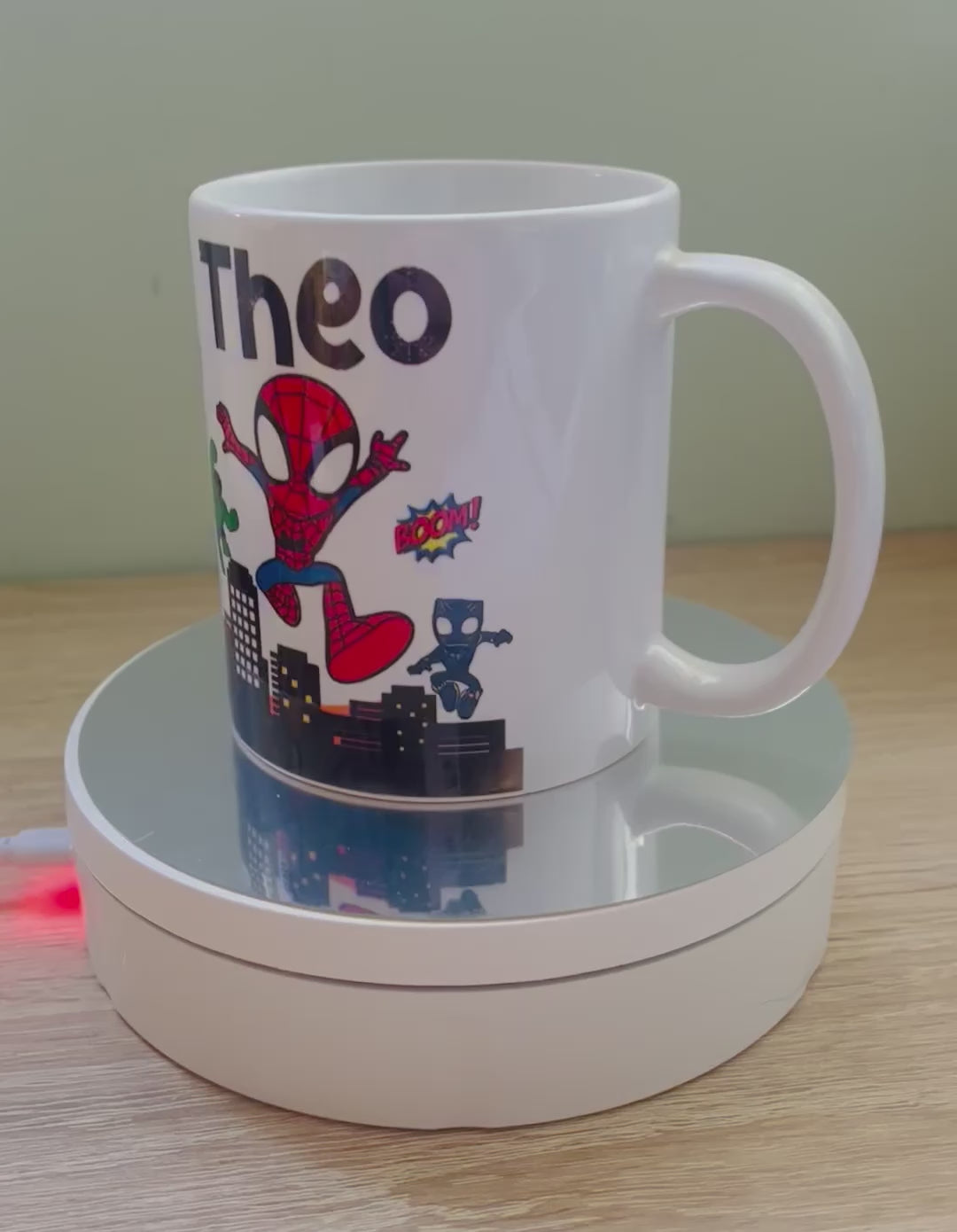 Spidey & Friends Themed Design Personalised Mug, Custom Mug, Customised Coffee Cup, Gift for Friend, Bridesmaid Gift, Tea Lover Gift, Birthday Gift